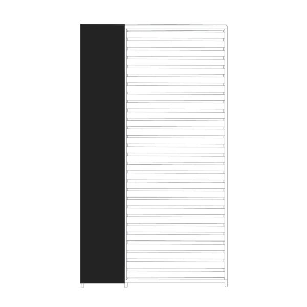 Wand-Element für Mirador Pergola Anthrazit