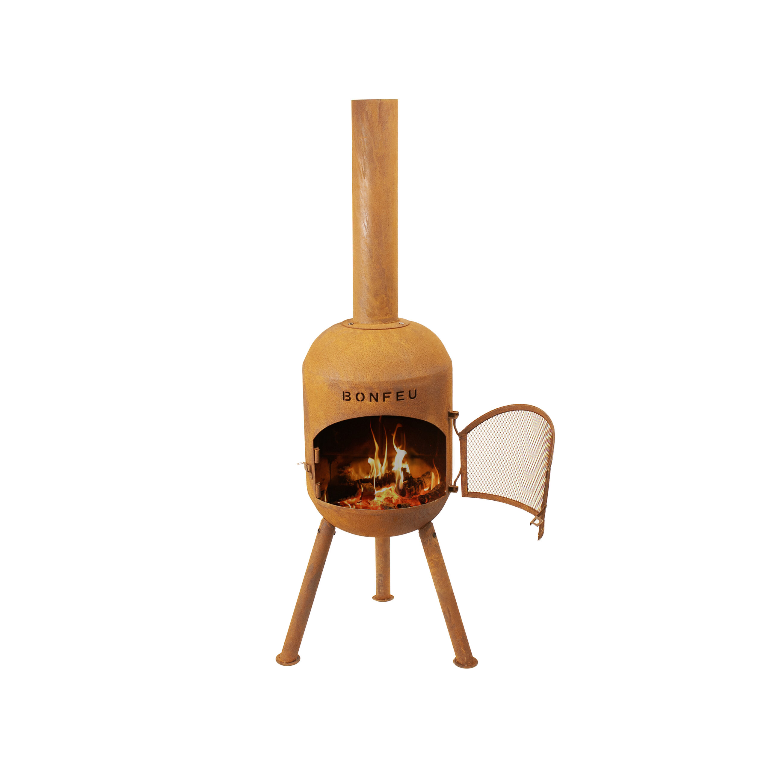 BonFeu BonSolo Gartenkamin Rost
