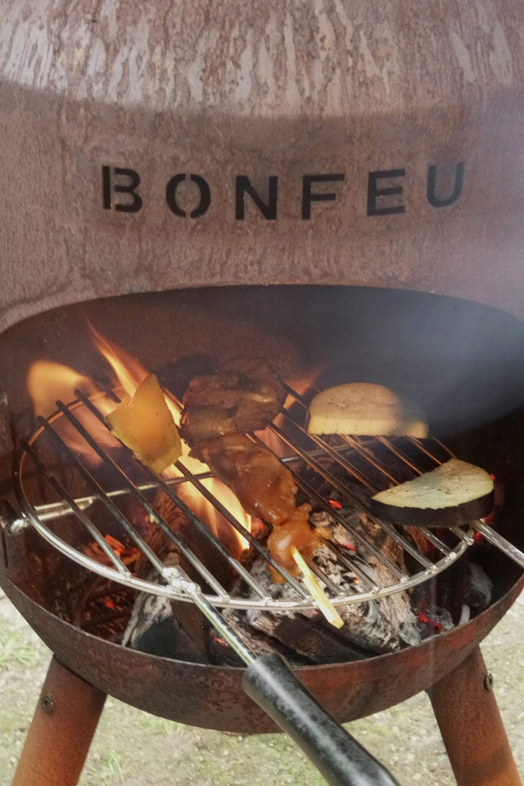 BonFeu BonSolo Gartenkamin Rost – Bild 4