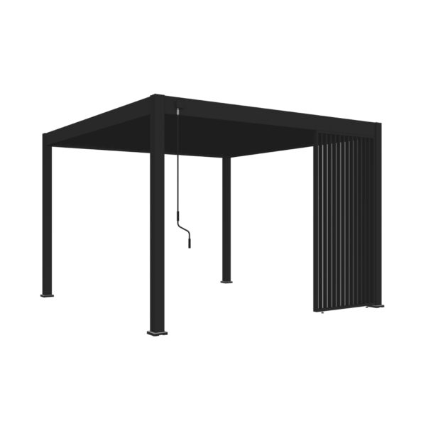 Weide Lamellenwand 1.13m vertikal für Deluxe Plus Pergola anthrazit