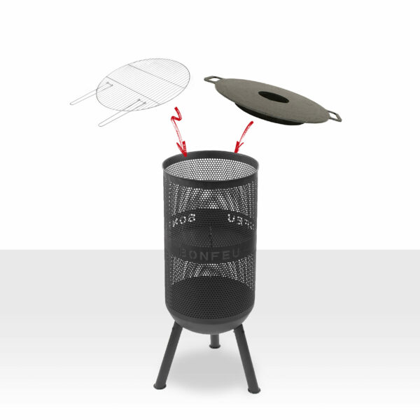 BonFeu BonVes 34 Feuerkorb Schwarz