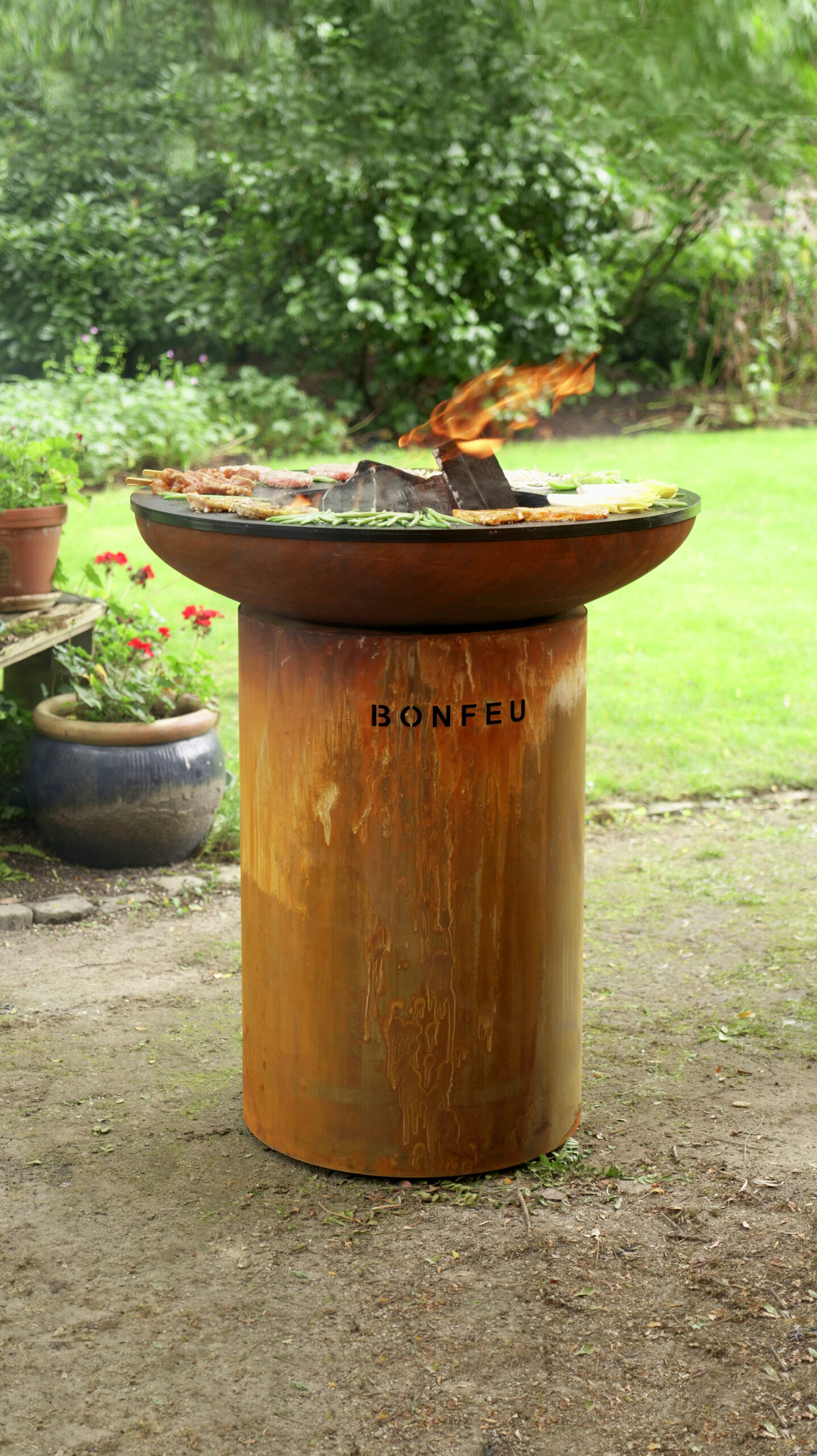 BonFeu BonBiza (geschlossen) Rost Grill-Feuerschale – Bild 11