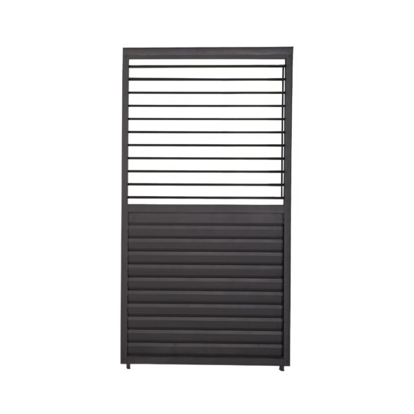 Mirador Sichtschutzwand mit schwenkbaren Lamellen Anthrazit