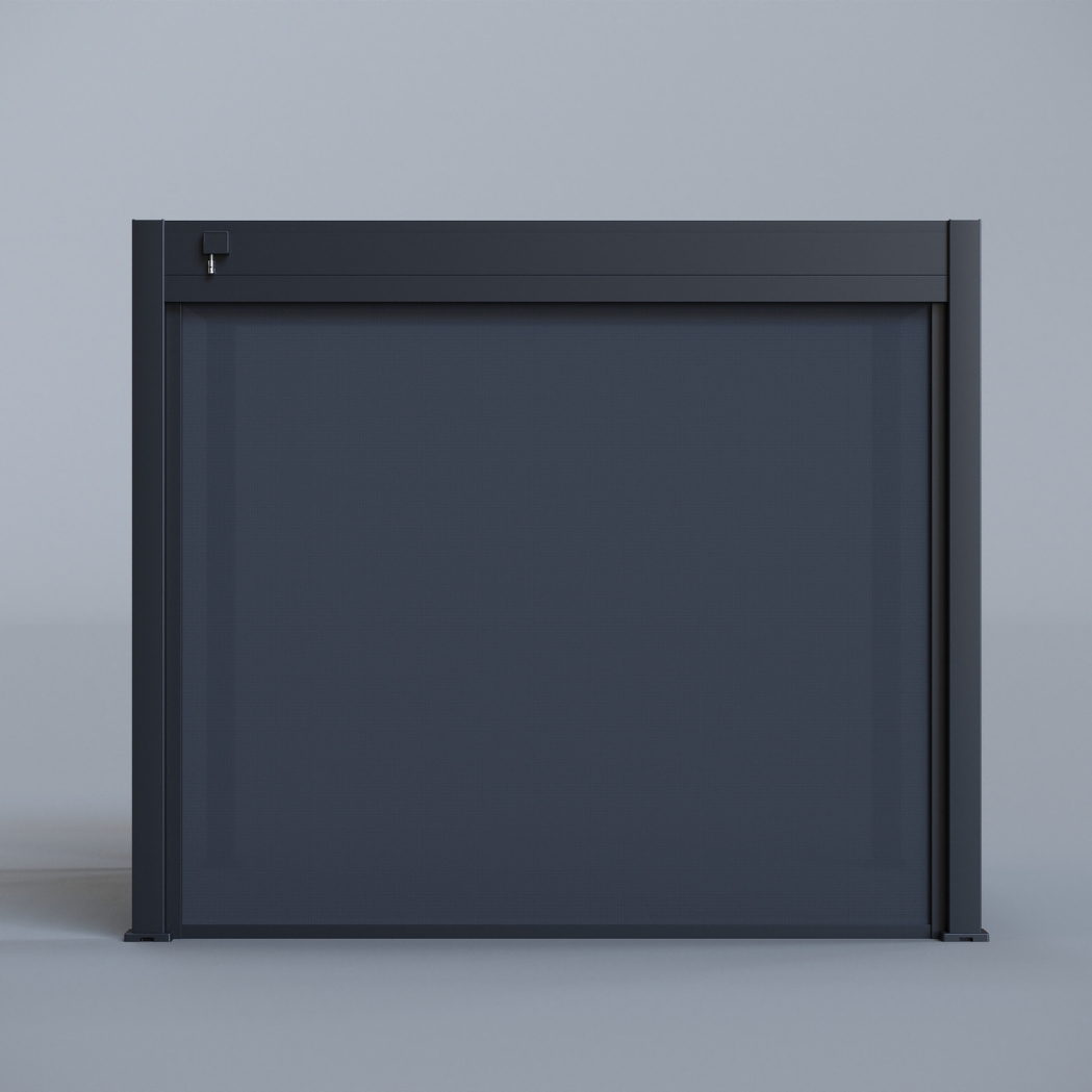 Sonnenrollo für Ventaris/Weide Pergola 2.65m Anthrazit – Bild 5