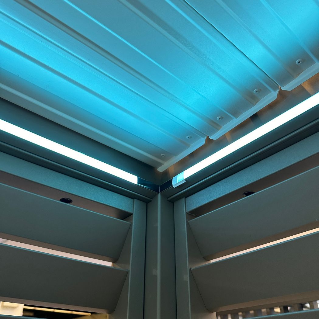 LED-Beleuchtung Pergola umlaufend 2-er Set (eine Länge und eine Breite) – Bild 5