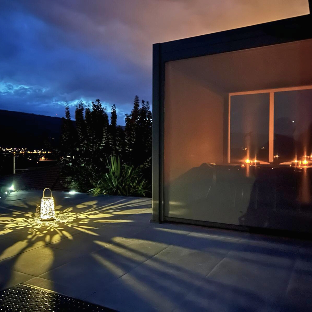 Sonnenrollo für Ventaris/Weide Pergola 3m Anthrazit – Bild 10