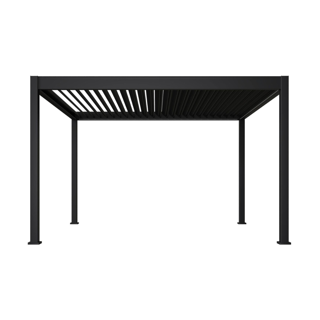 Weide elektrische Pergola 3x4m Anthrazit mit LED – Bild 4