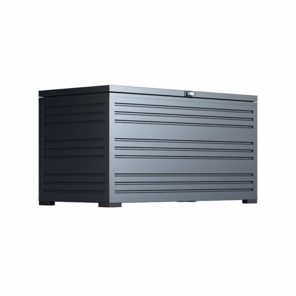 Ventaris Gartenbox wasserdicht & abschliessbar | 160 x 79 x 86 cm | 1050 Liter | Anthrazit