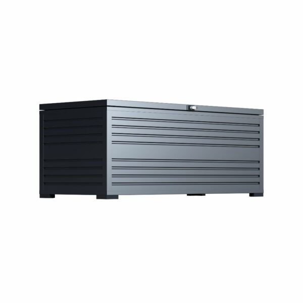 Ventaris Gartenbox wasserdicht & abschliessbar | 181 x 79 x 74 cm | 1015 Liter | Anthrazit