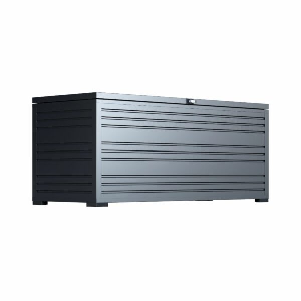 Ventaris Gartenbox wasserdicht & abschliessbar | 201 x 79 x 83 cm | 1318 Liter | Anthrazit