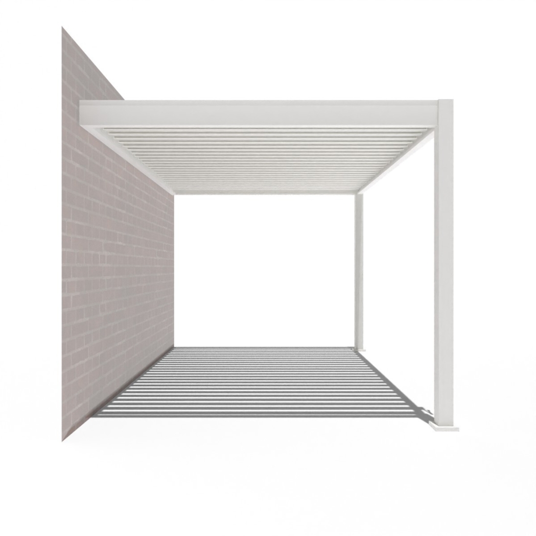 Weide Wandpergola Deluxe Plus 3.6x4m Weiss – Bild 6
