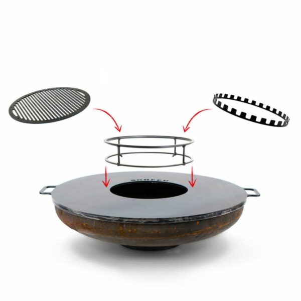 Alternative view of BonFeu Plancha "Feuerplatte" Ø80cm