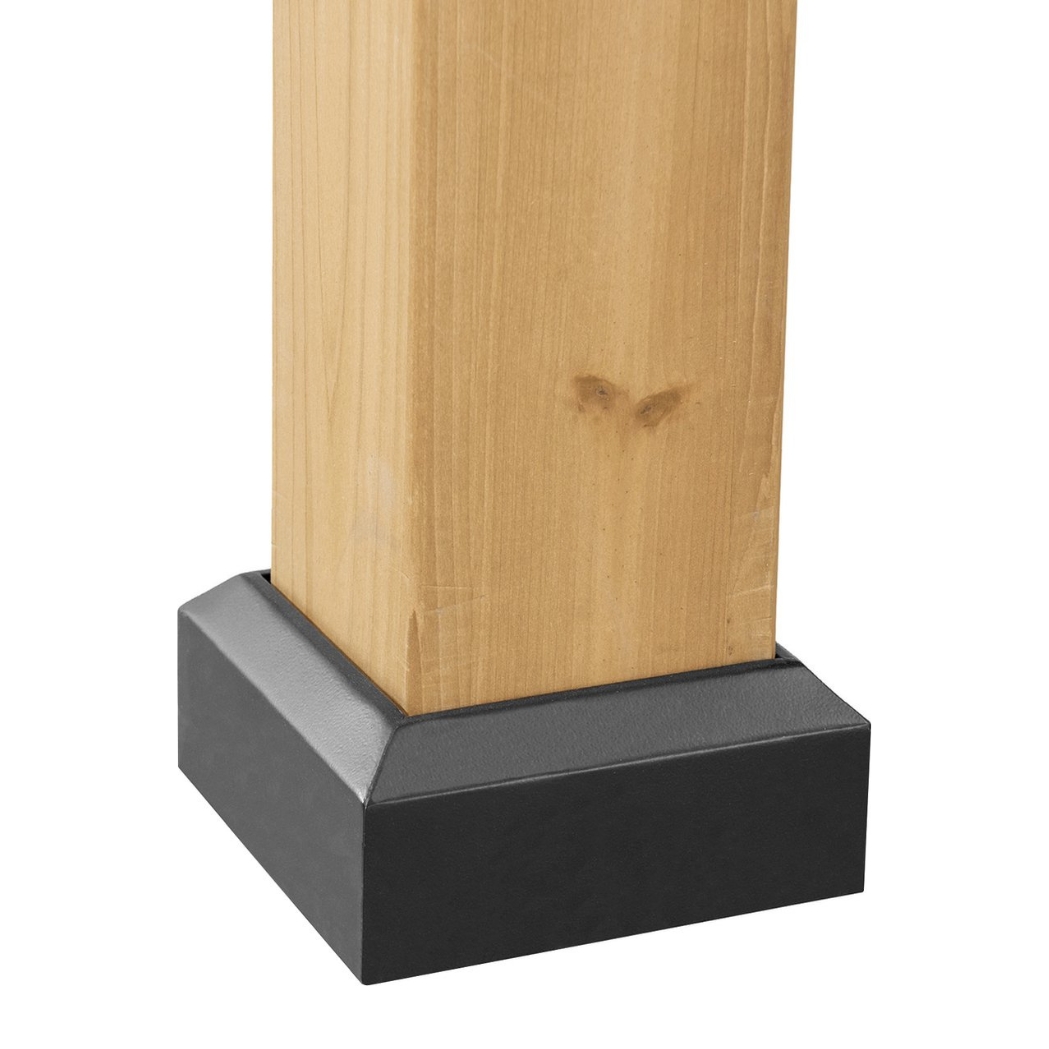 Montana Pavillon 3.36x3.36m Zedernholz Anthrazit – Bild 11