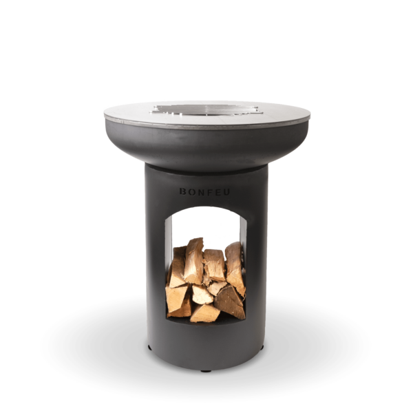 BonFeu BonBiza (Offen) Schwarz Grill-Feuerschale