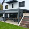 Weide Pergola Deluxe Plus 4x8m with Anthracite Louvre Roof