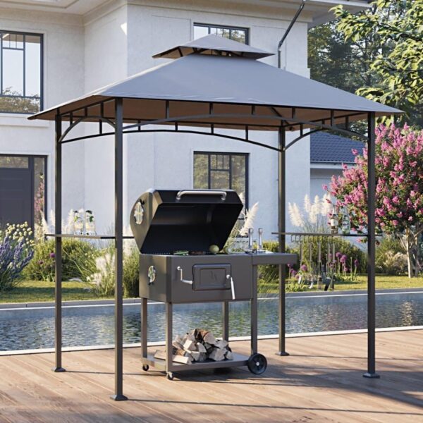 Grill Pavillon Linas 152 cm x 244 cm Grau