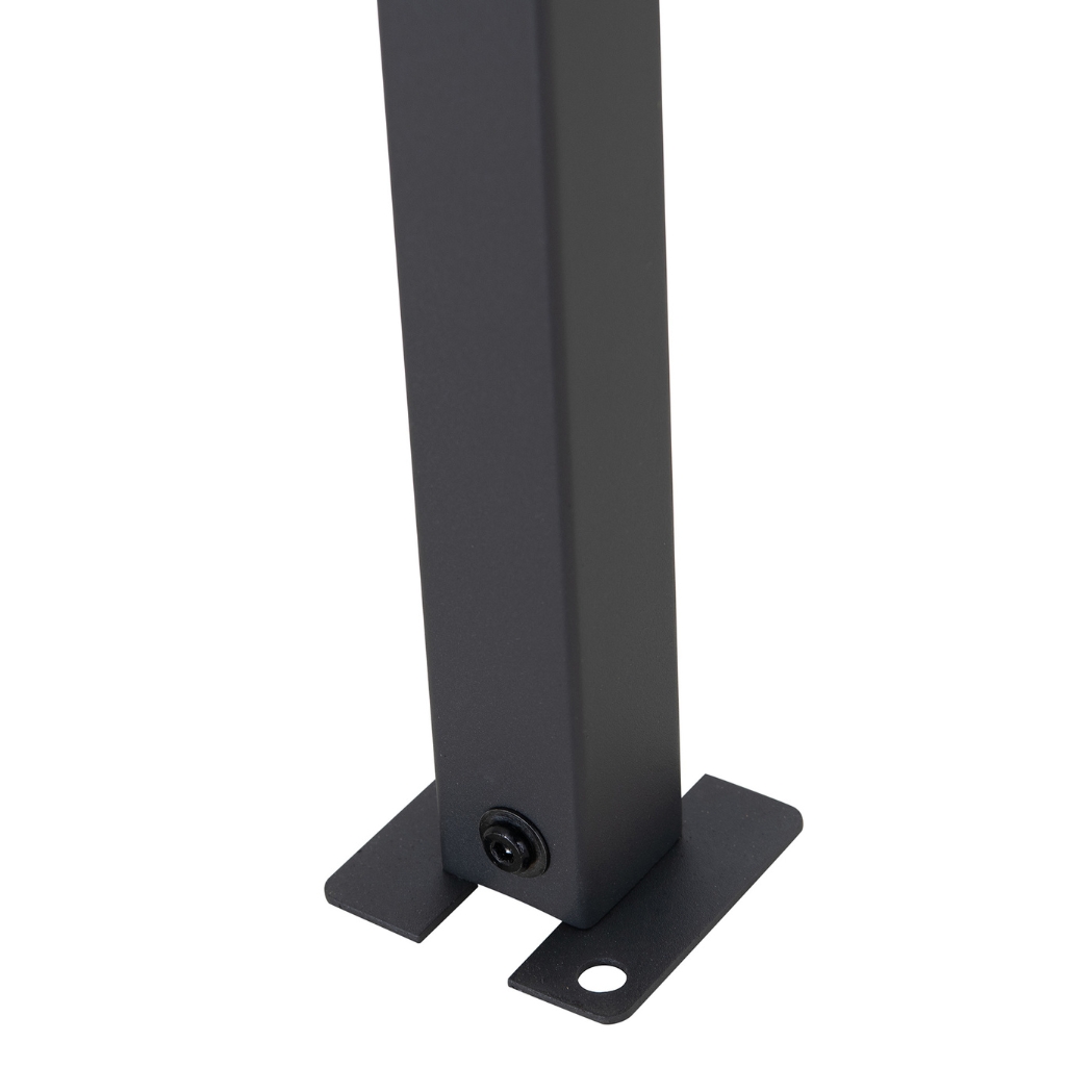 Spa-Pavillon VODNO 220 cm x 284 cm Dunkelgrau – Bild 15