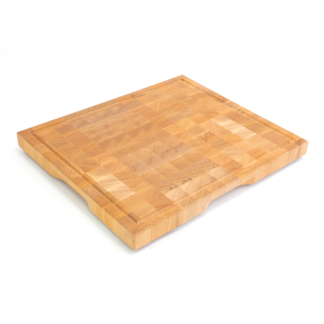 BonFeu BonButcher Block Schneidebrett XL 52 x 45 x 5 cm – Bild 2