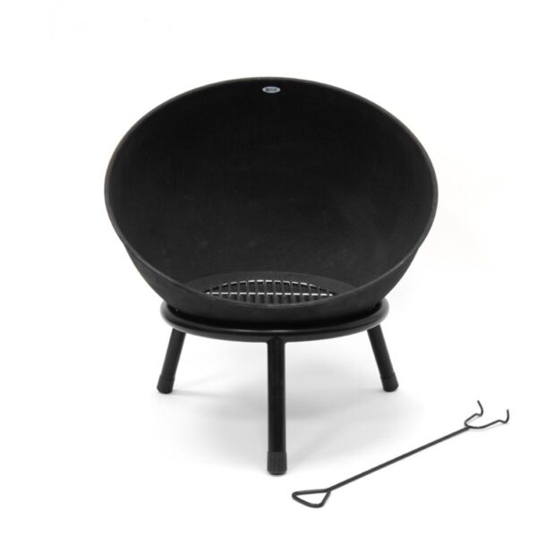 Alternative view of HEAT Feuerkorb auf Füssen Kappa Schwarz Ø56 cm