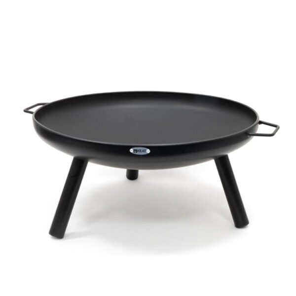 HEAT Feuerschale Classic Ø60 cm Fuss & Handgriff Schwarz