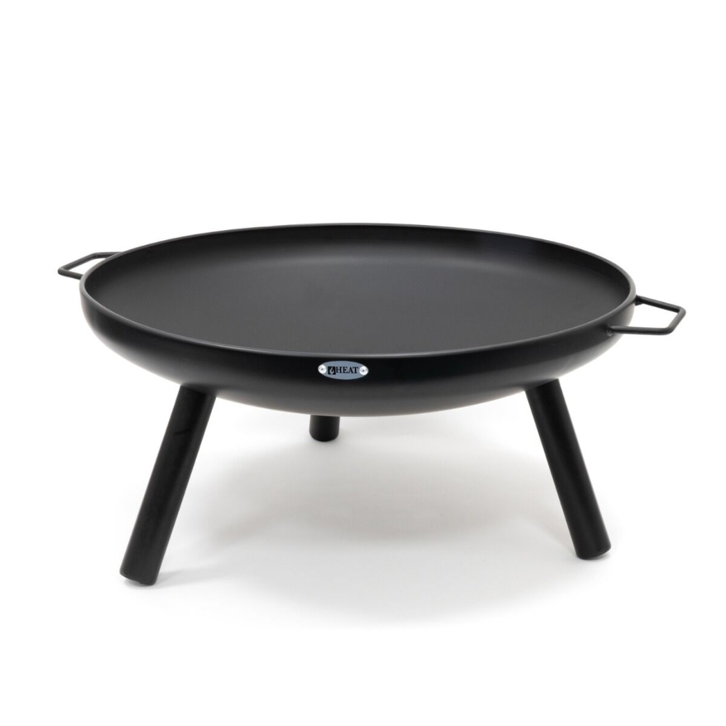 HEAT Feuerschale Classic Ø60 cm Fuss & Handgriff Schwarz