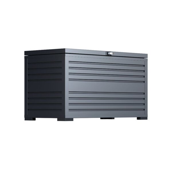 Ventaris Gartenbox wasserdicht & abschliessbar | 100 x 64 x 46 cm | 284 Liter | Anthrazit