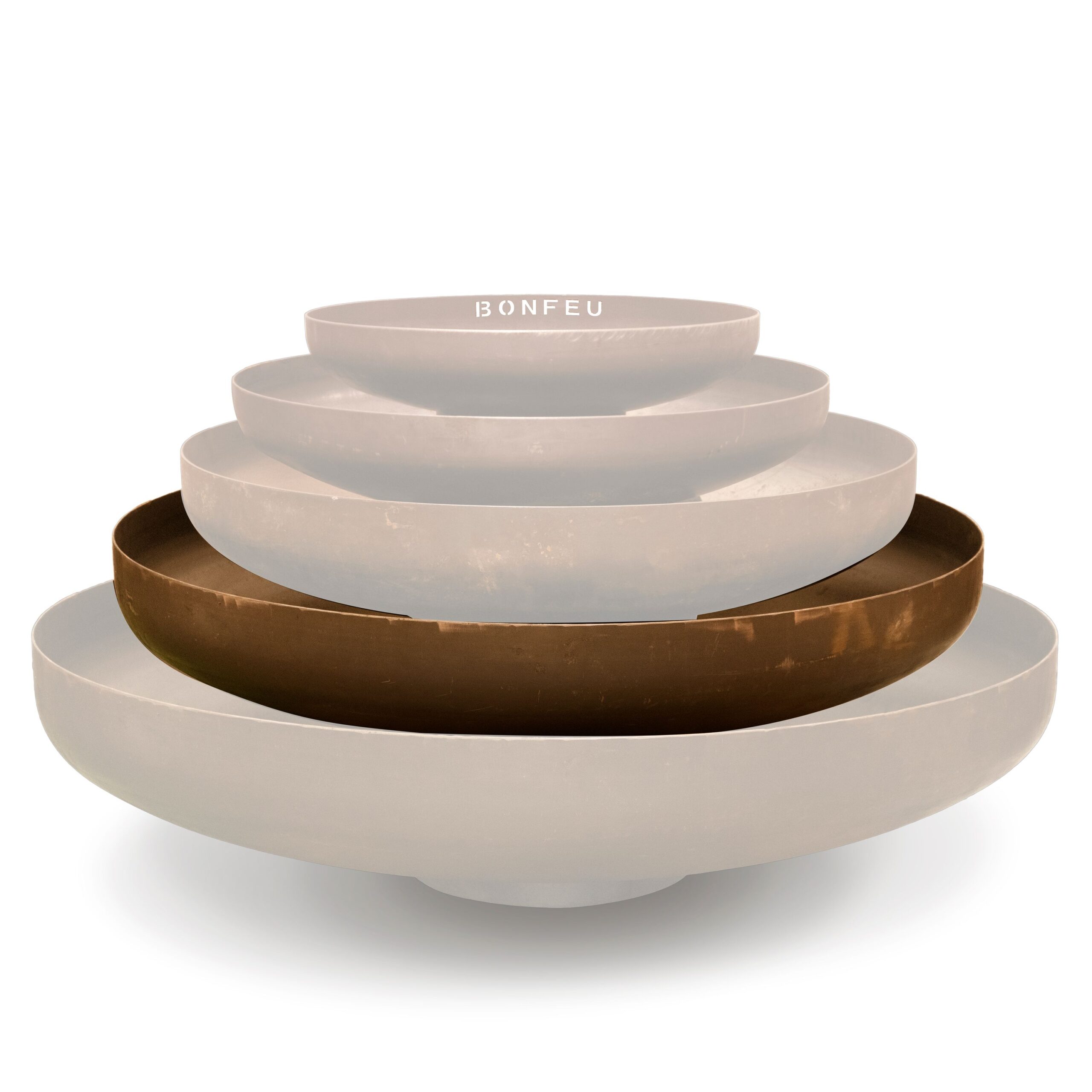 BonFeu BonBowl Feuerschale Ø120 cm Rost – Bild 2
