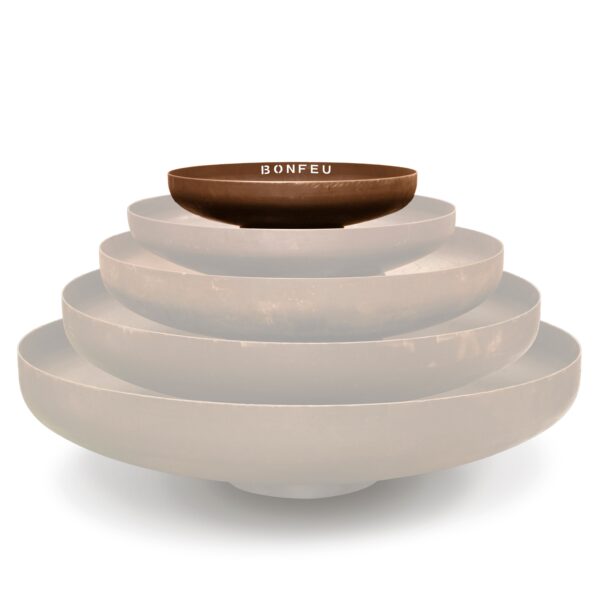 Alternative view of BonFeu BonBowl Feuerschale  Ø60 cm Rost