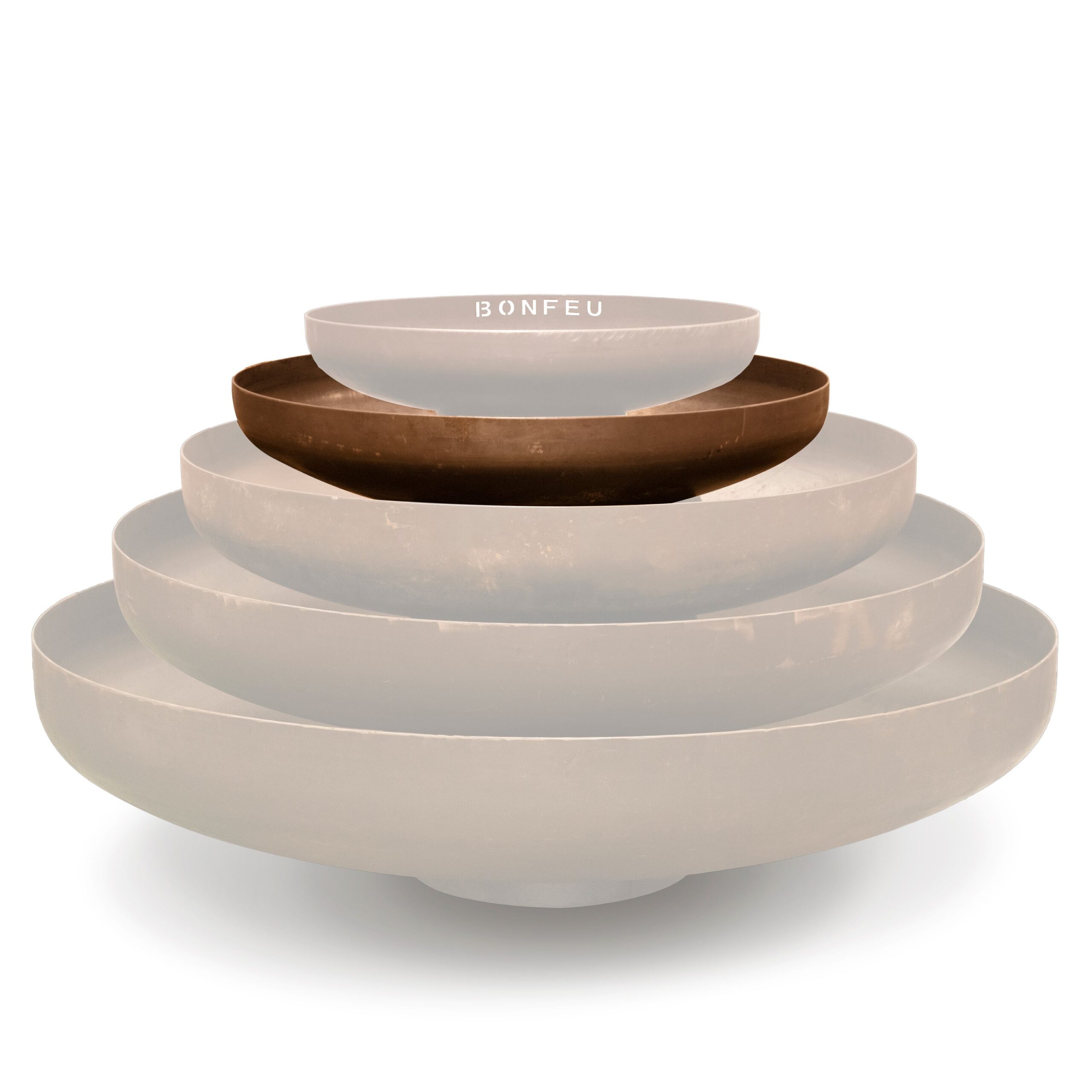 BonFeu BonBowl Feuerschale Ø80 cm Rost – Bild 2