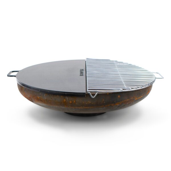 Alternative view of BonFeu Halbkreis Grillrost für Feuerschale Ø100cm