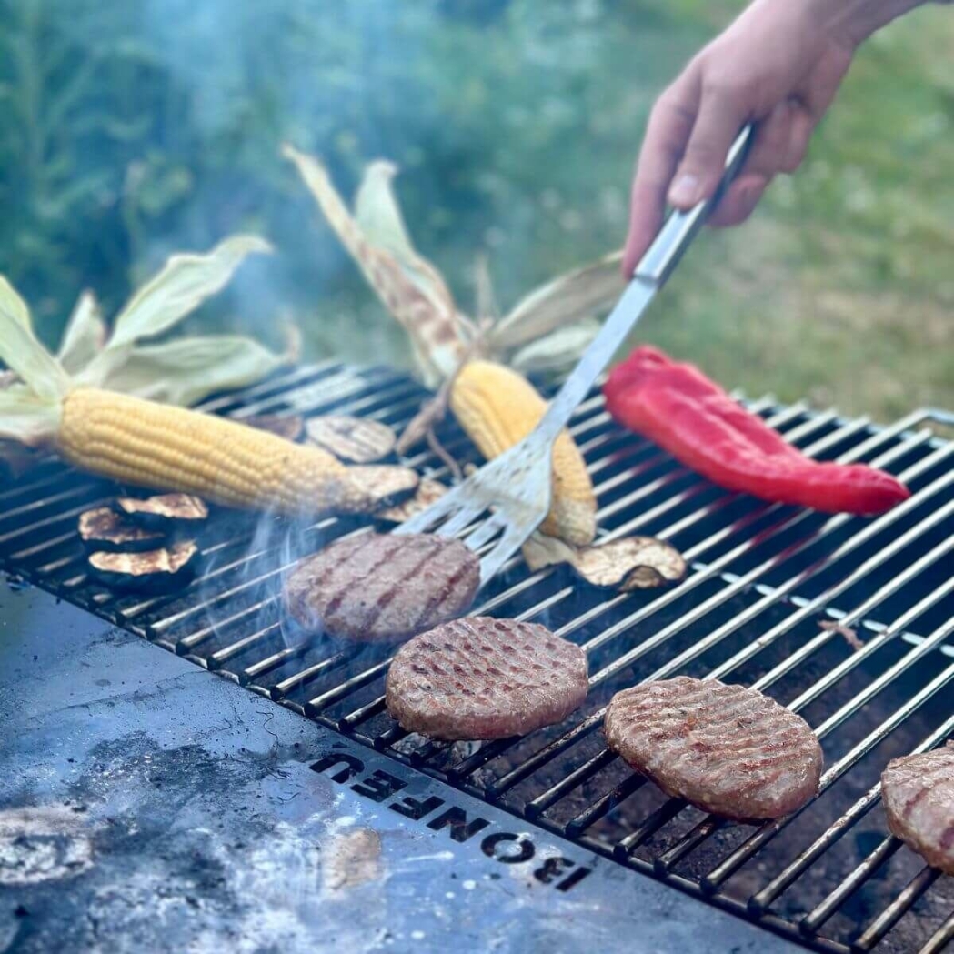 BonFeu Halbkreis Grillrost für Feuerschale Ø100cm – Bild 6