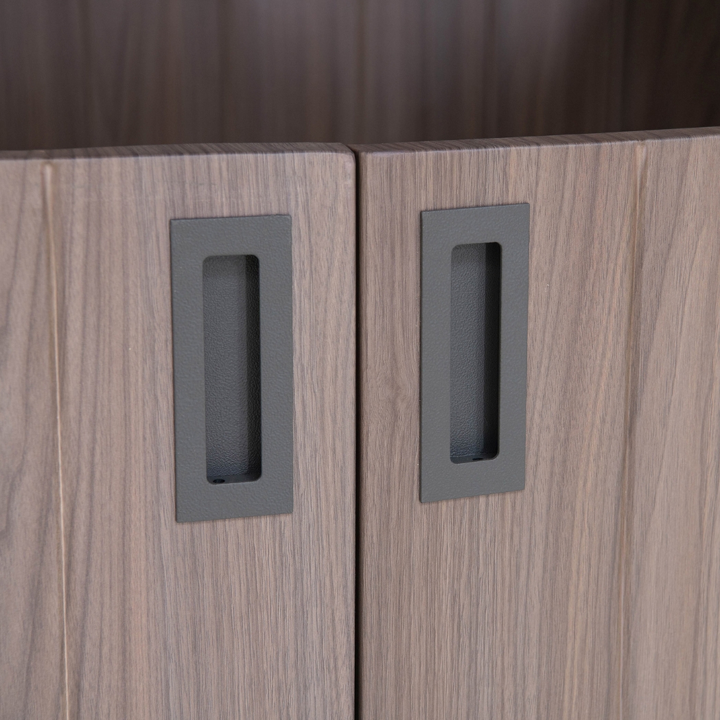 Outdoor-Küche Gartenhaus 220 cm x 94 cm x 226 cm ohne Einrichtung Anthrazit – Bild 14