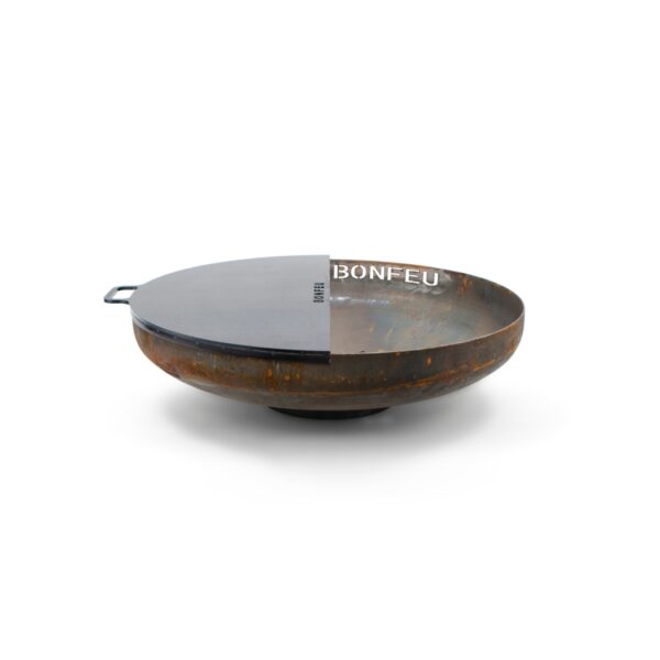 Alternative view of BonFeu Halbkreis Plancha "Feuerplatte" Ø60cm