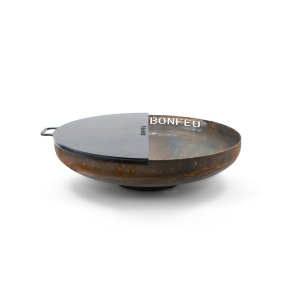 Alternative view of BonFeu Halbkreis Plancha "Feuerplatte" Ø80cm