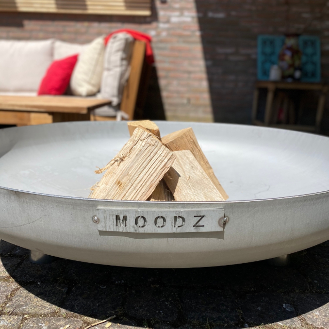 Feuerschale mit Füssen Edelstahl Ø100 cm – Bild 5