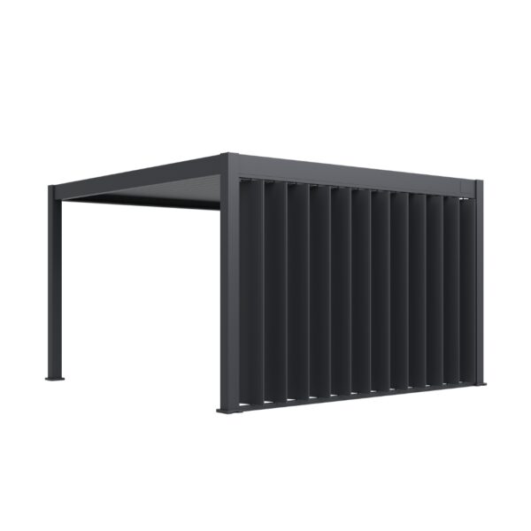 Ventaris Lamella side wall vertical for 4.00m side anthracite