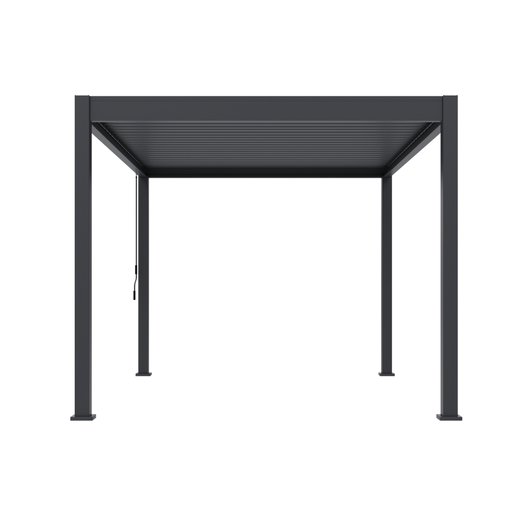 Ventaris Pergola Classic 3x4m mit Lamellendach Anthrazit – Bild 9