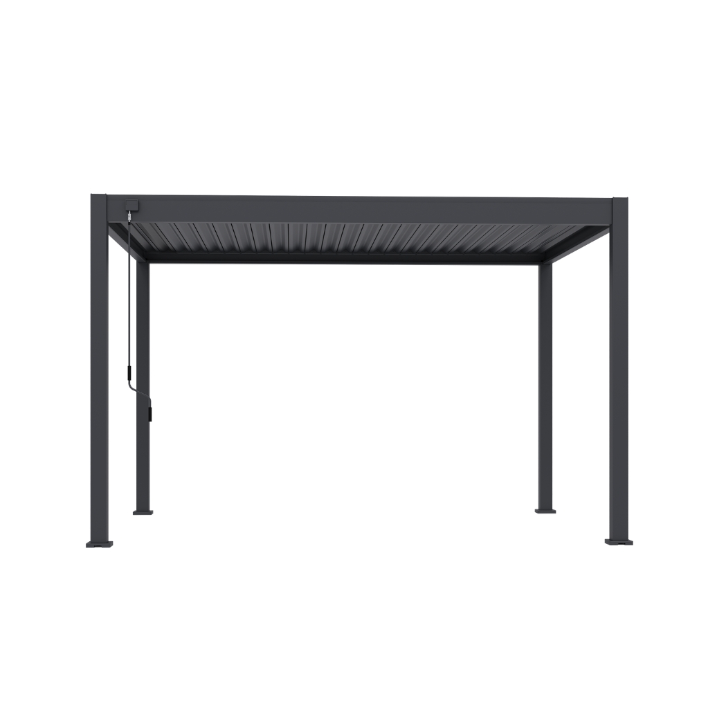 Ventaris Pergola Classic 3x4m mit Lamellendach Anthrazit – Bild 10