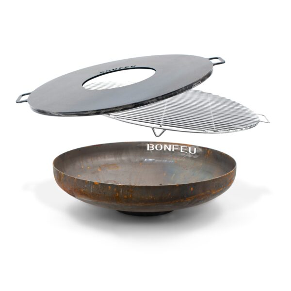 Alternative view of BonFeu BonBowl Feuerschale Ø100 cm Rost