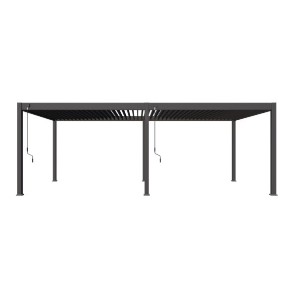 Alternative view of Weide Pergola 3.6x7.2m freistehend | Voll-Aluminium | Deluxe Plus | Anthrazit