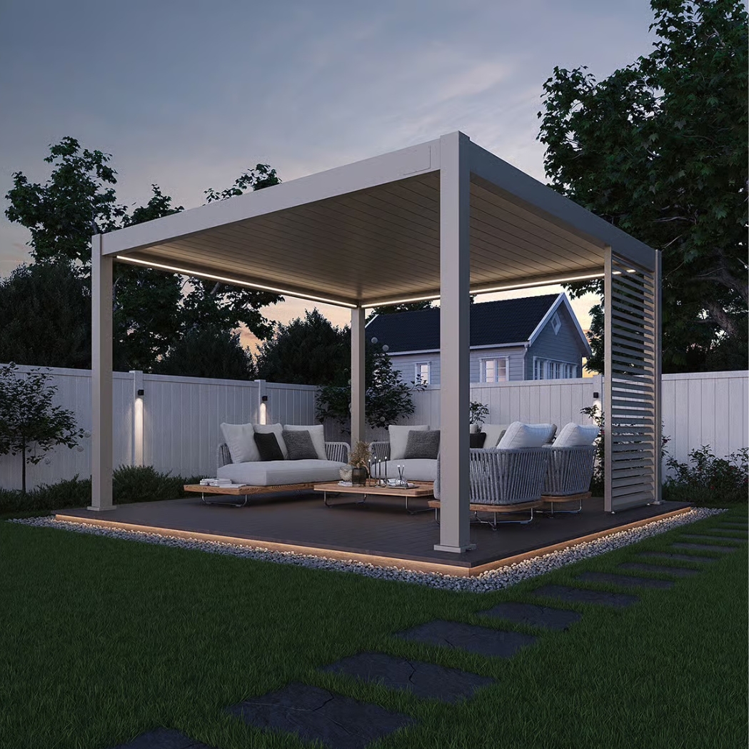 Lamellenwand horizontal | 1.23m | Ivory Sand – Bild 4