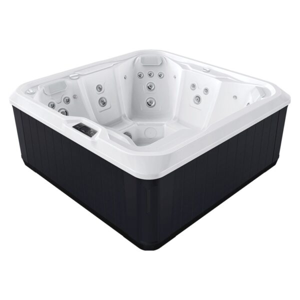 Whirlpool Fun für 6 | steckerfertig (230V) | 24 Jets | 200 x 200x 82 cm